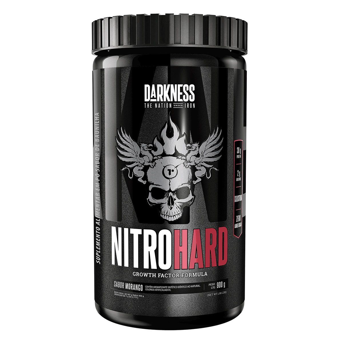 Nitrohard - 900g Morango - IntegralM�dica*** Data Venc. 30/11/2025