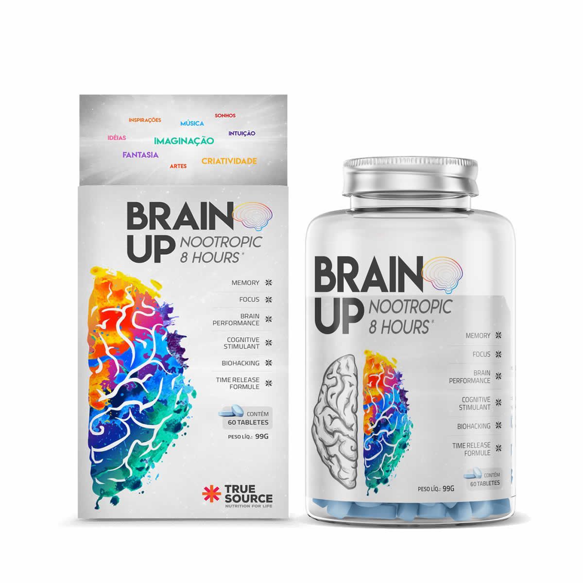 Nootr�pico Brain Up - 60 Tabletes - True Source