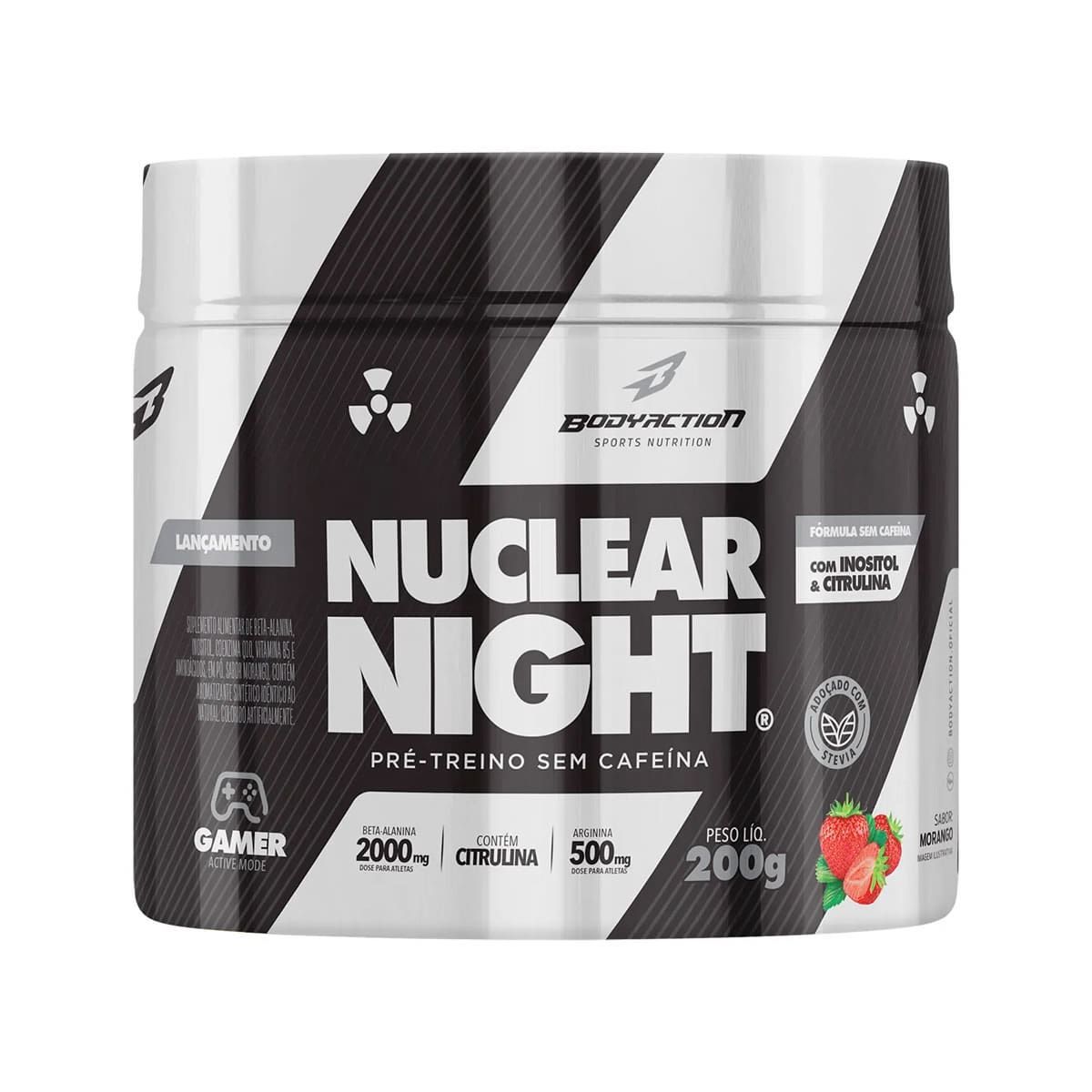 Nuclear Night - 200g Morango - BodyAction