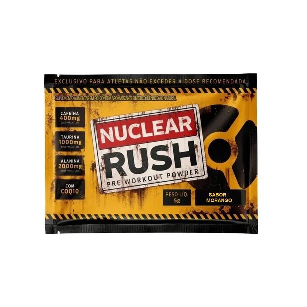 Nuclear Rush - 1 Sach� 5g Morango - BodyAction