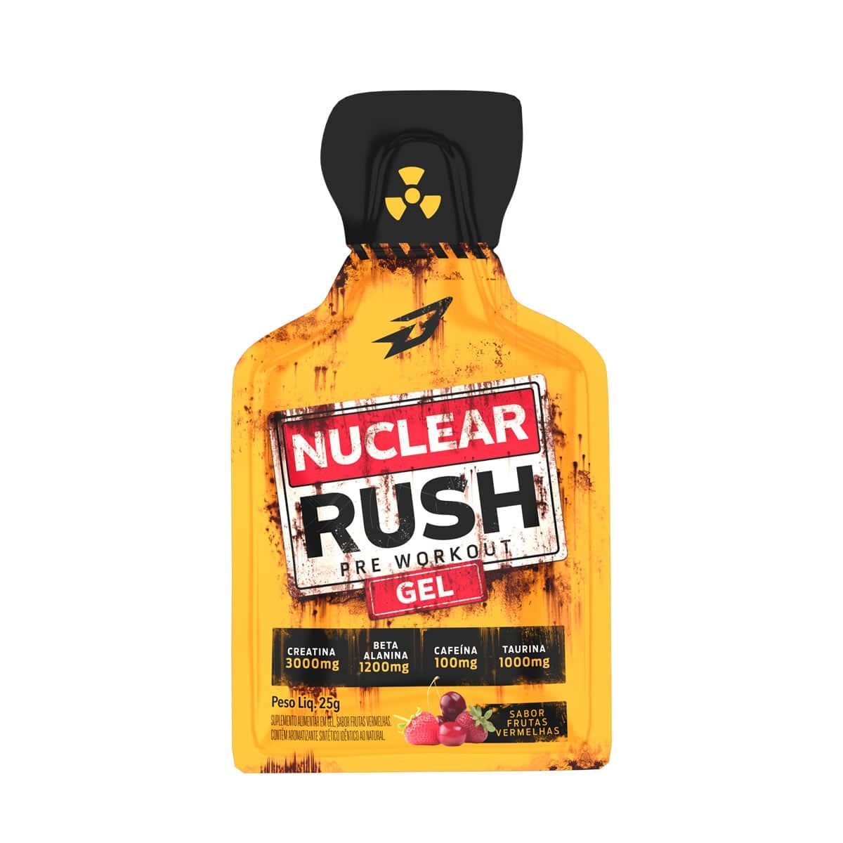 Nuclear Rush Gel - 1 Sach� 25g Frutas Vermelhas - BodyAction*** Data Venc. 30/10/2023