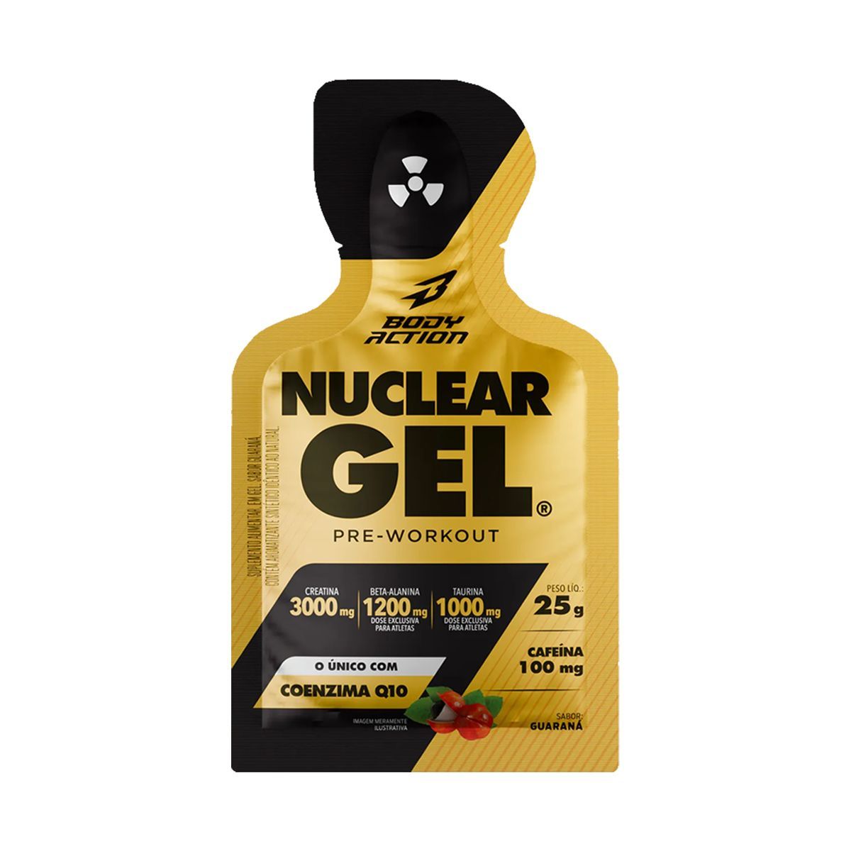 Nuclear Rush Gel - 1 Sach� 25g Guaran� - BodyAction