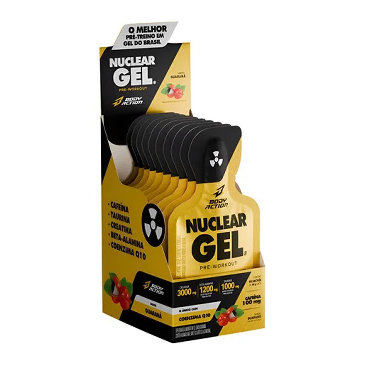 Nuclear Rush Gel - 10 Sach�s 25g Guaran� - BodyAction
