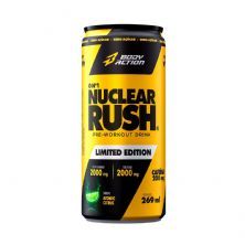 Nuclear Rush Pre Workout Drink - 269ml Atomic Citrus - BodyAction