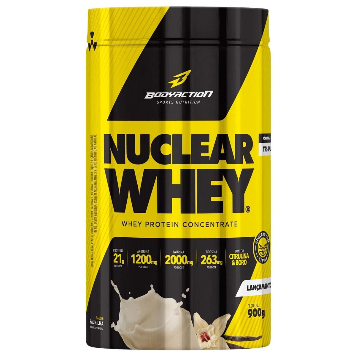 Nuclear Whey - 900g Baunilha - BodyAction