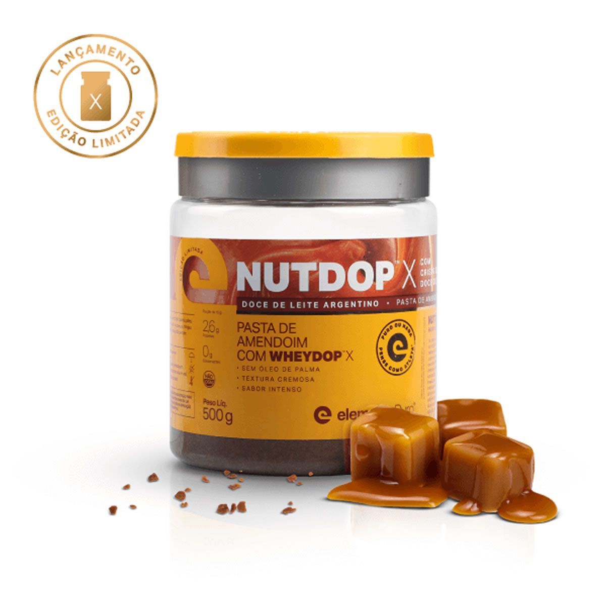 NutDop X Pasta de Amendoim - 500g Doce de Leite Argentino - ElementoPuro