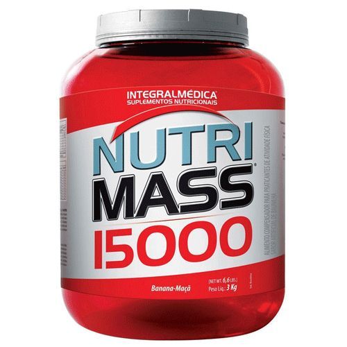 Nutri Mass 15000 - Banana com Ma�a 3000g - Integralm�dica