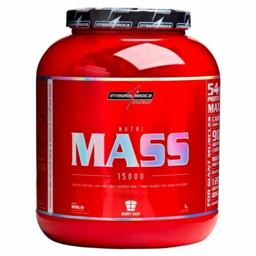 Nutri Mass 15000 - Morango 3000g - Integralm�dica