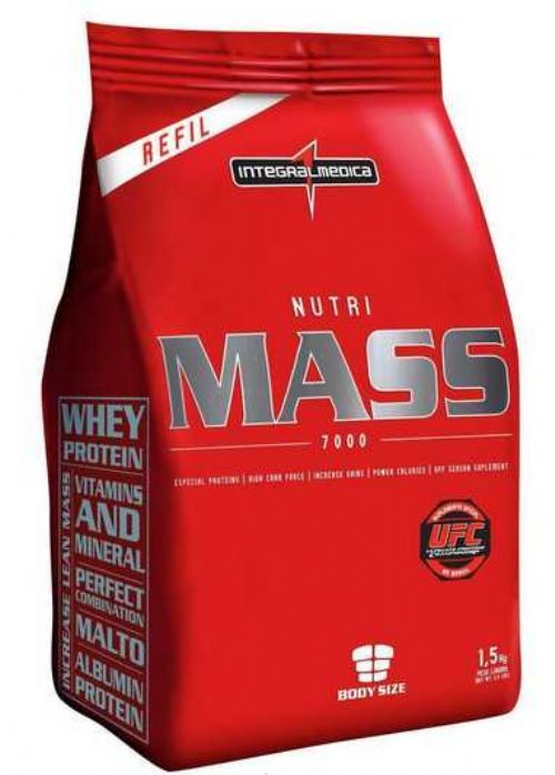 Nutri Mass 7000 Refil - Morango 1500g - Integralm�dica