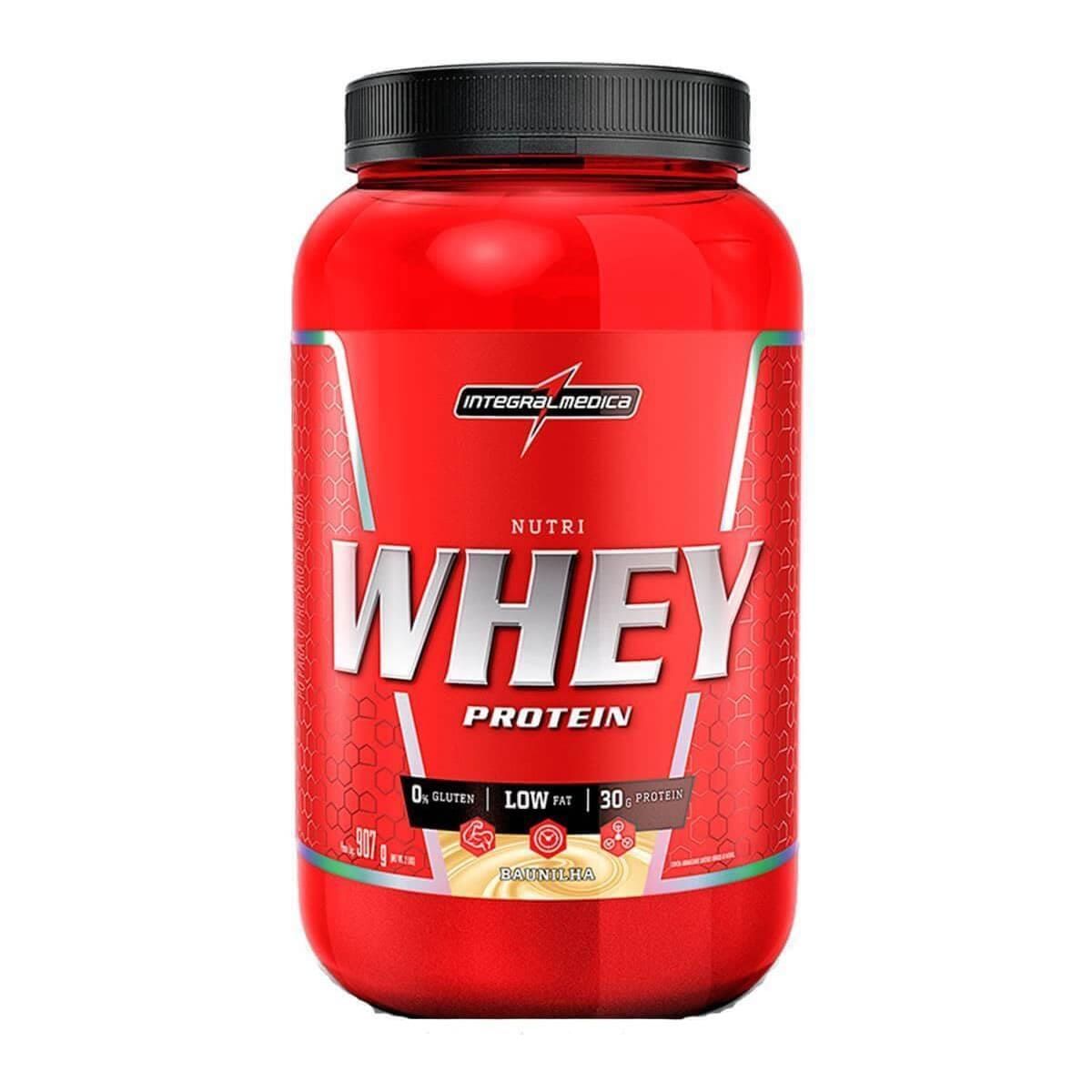 Nutri Whey Protein - 907g Baunilha - IntegralM�dica*** Data Venc. 28/02/2024