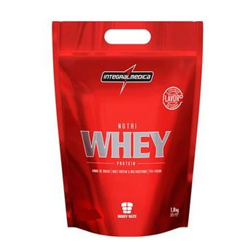 Nutri Whey Protein - Morango 1800g Refil - Integralm�dica **NETSHOES
