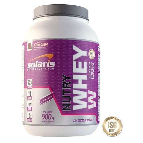 Nutry Whey W - Chocolate Branco 900g - Solaris Nutrition
