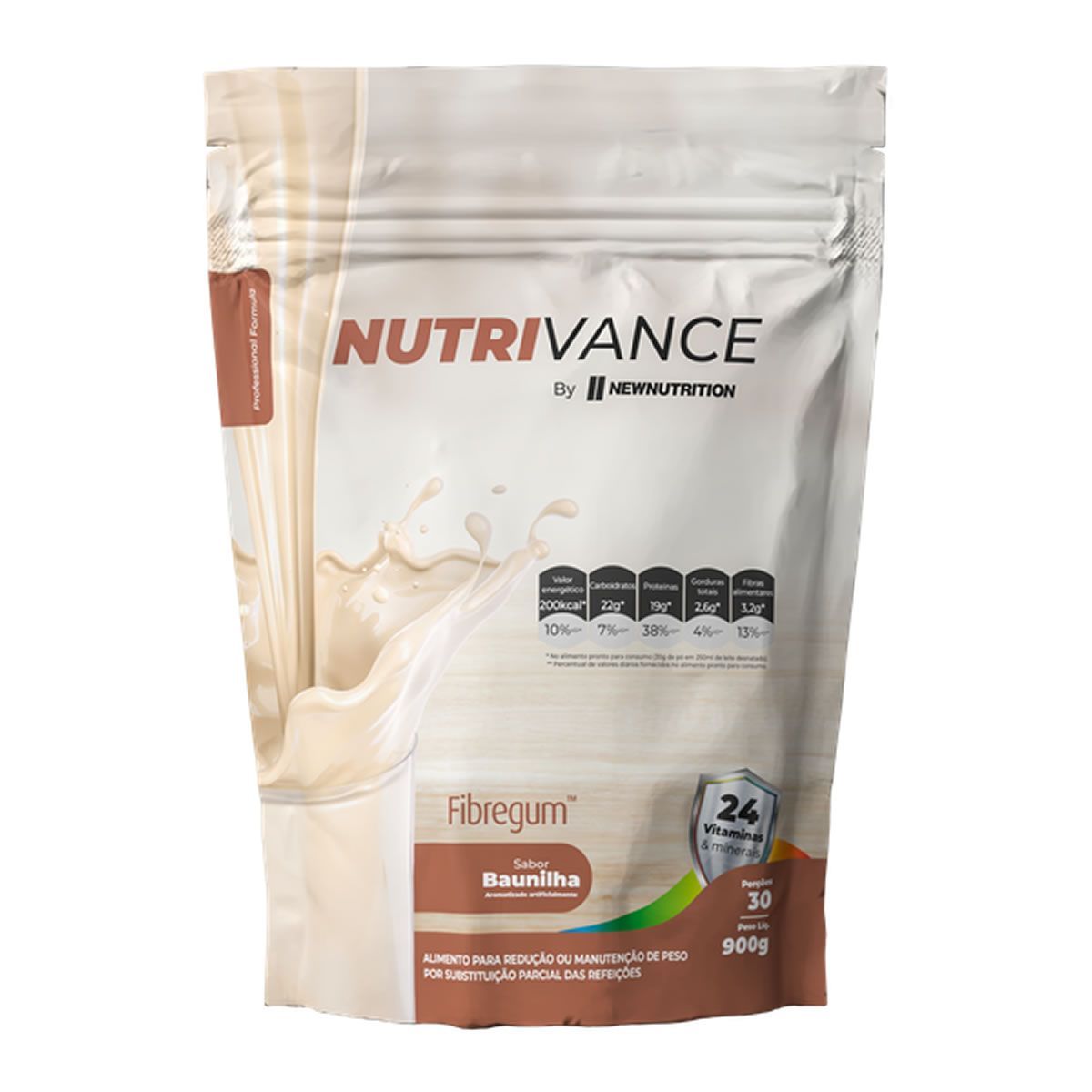 Nutrivance - 900g Refil Baunilha - NewNutrition