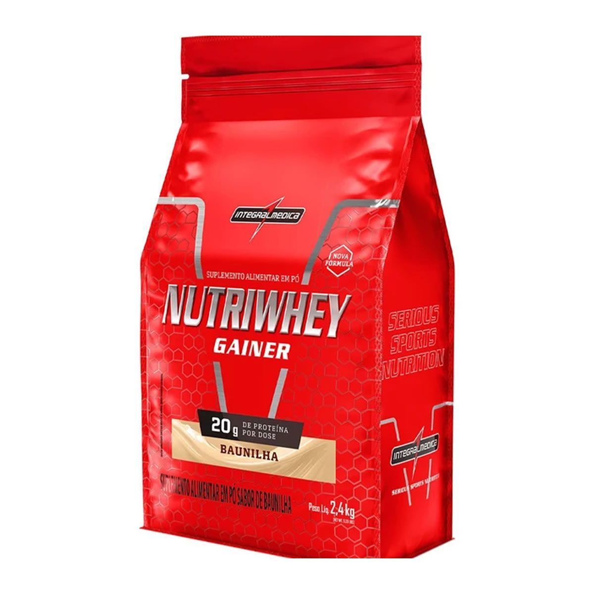 NutriWhey - Refil 2400g Baunilha - Integral M�dica