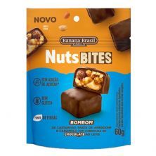 NutsBites - 1 Unidade 60g Chocolate ao Leite - Banana Brasil