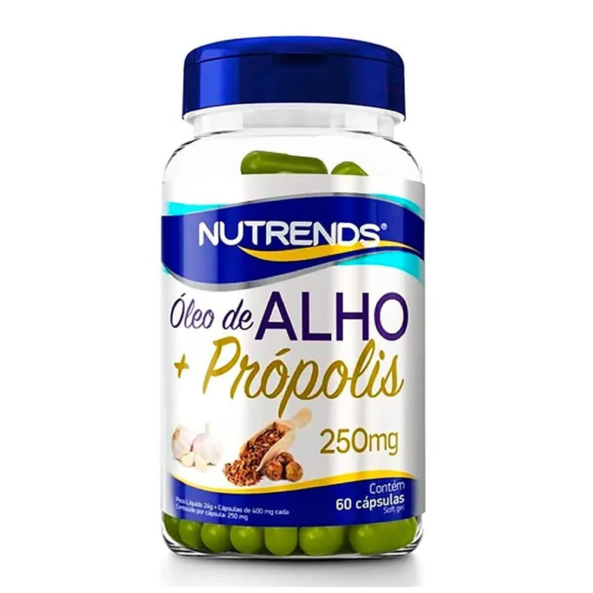 �leo de Alho + Pr�polis 250mg - 60 C�psulas - Nutrends