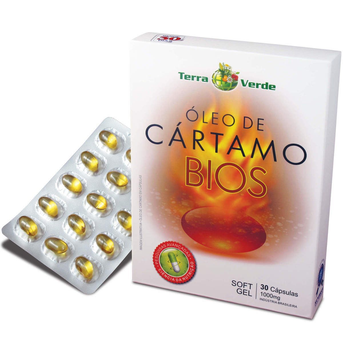 �leo de C�rtamo BIOS - 30 Softgels - Terra Verde