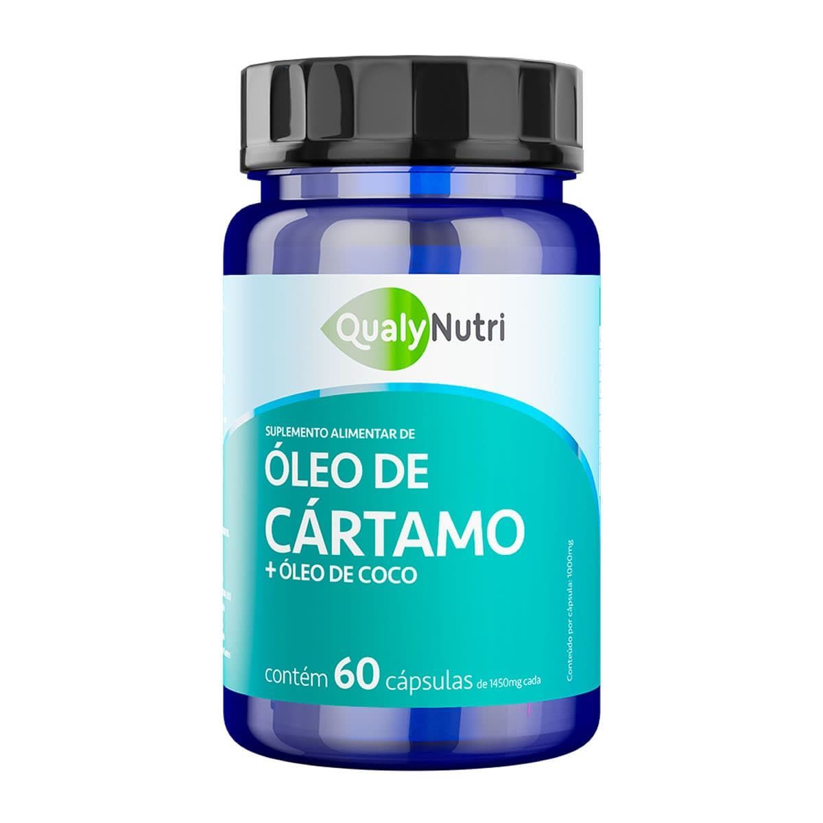 �leo de C�rtamo + Coco - 60 C�psulas - QualyNutri*** Data Venc. 30/10/2022