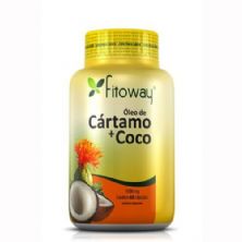Oleo de Cartamo + C�co - 60 C�psulas - Fitoway