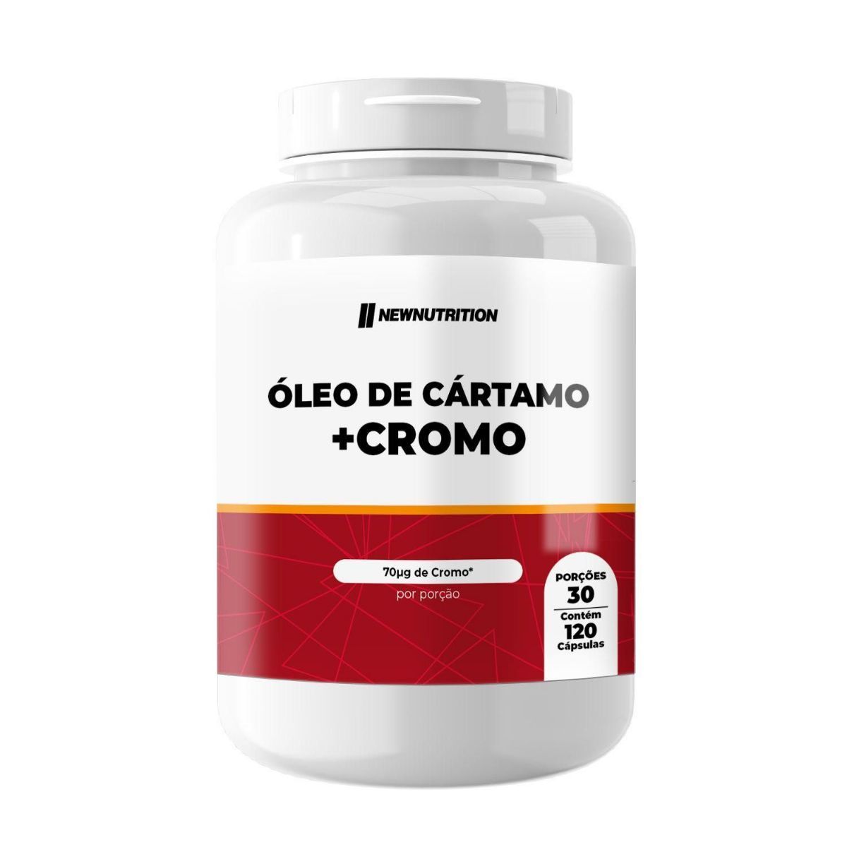 �leo de C�rtamo + Cromo - 120 C�psulas - NewNutrition