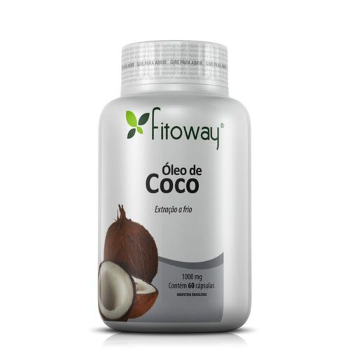 Oleo de C�co 1g - 60 C�psulas - Fitoway*** Data Venc. 30/11/2022