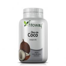 Oleo de C�co 1g - 60 C�psulas - Fitoway