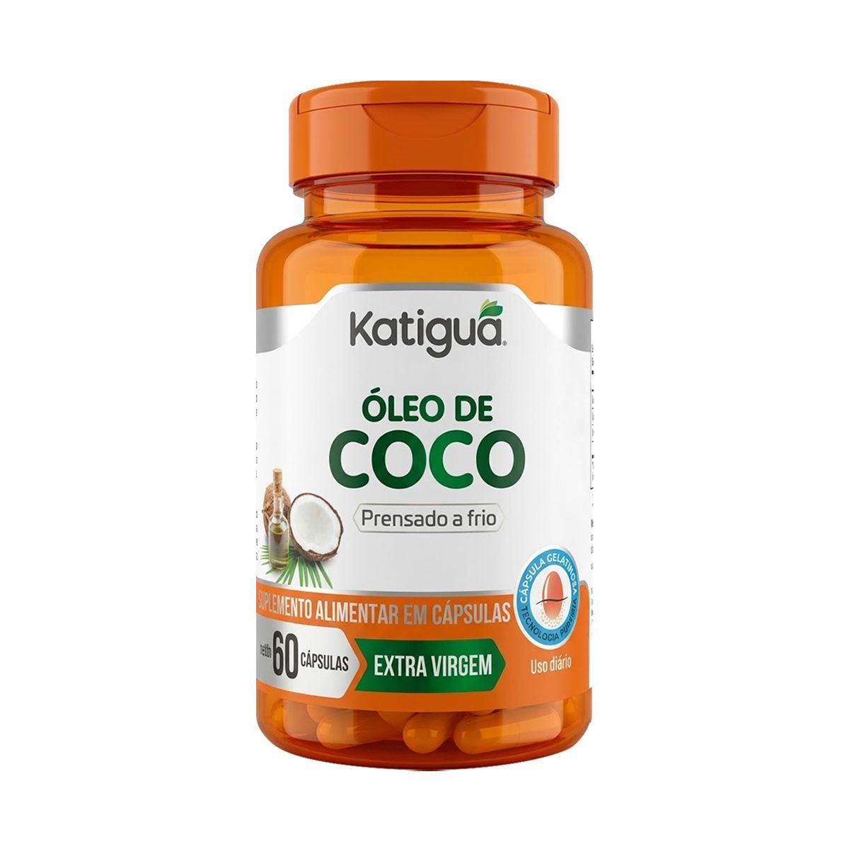 �leo de Coco - 60 C�psulas - Katigu�