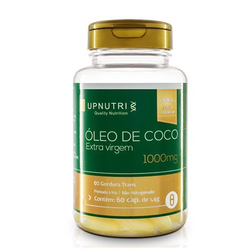 �leo de Coco Extra Virgem 1000mg - 60 C�psulas - Upnutri