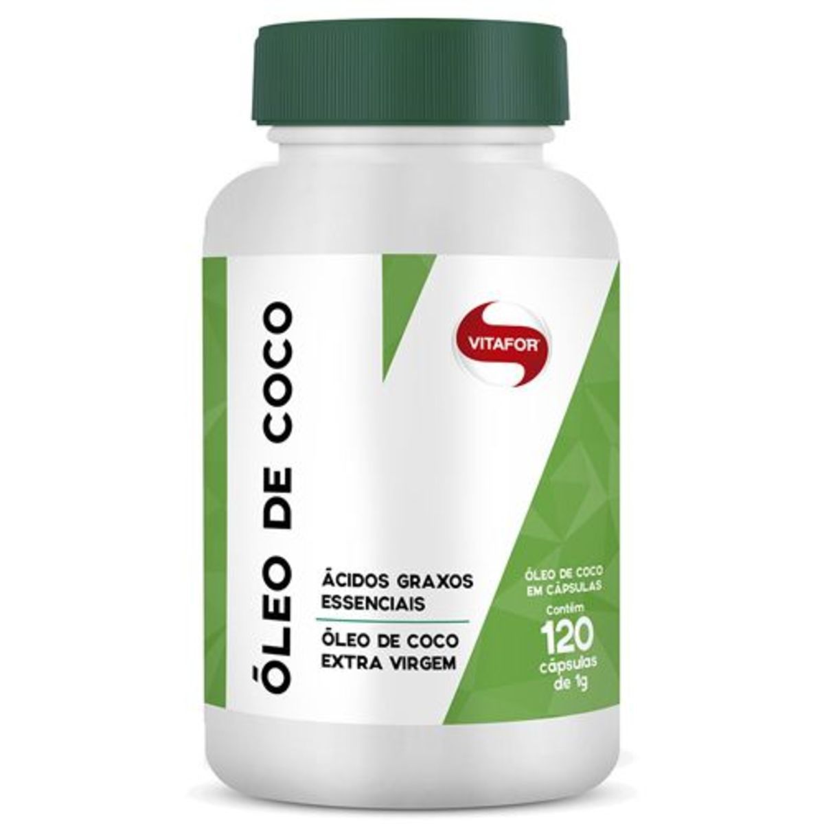 �leo de C�co Extravirgem - 120 C�psulas 1g - Vitafor