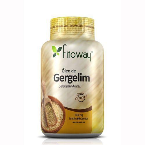 Oleo De Gergelim Fitoway - 60 C�psulas - Fitoway