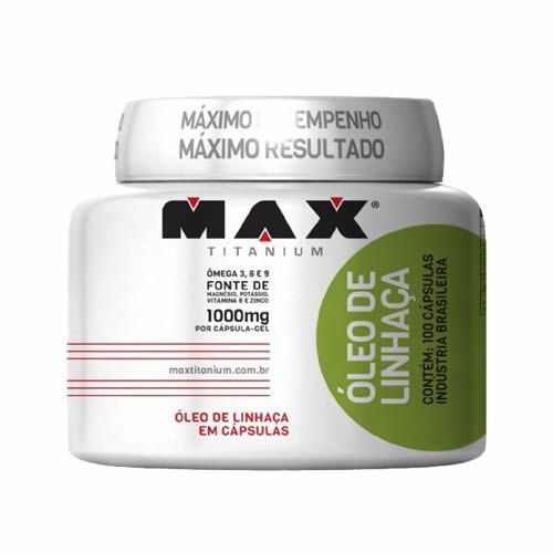 �leo de Linha�a - 100 C�psulas - Max Titanium