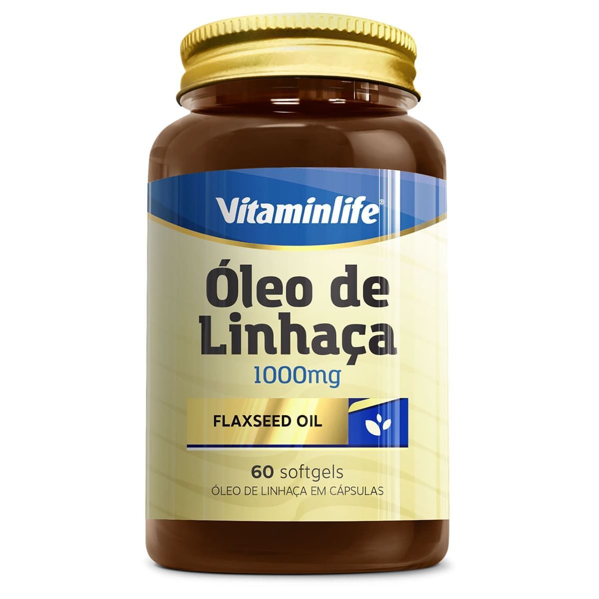 �leo de Linha�a 1000mg - 60 C�psulas - Vitaminlife*** Data Venc. 18/11/2023