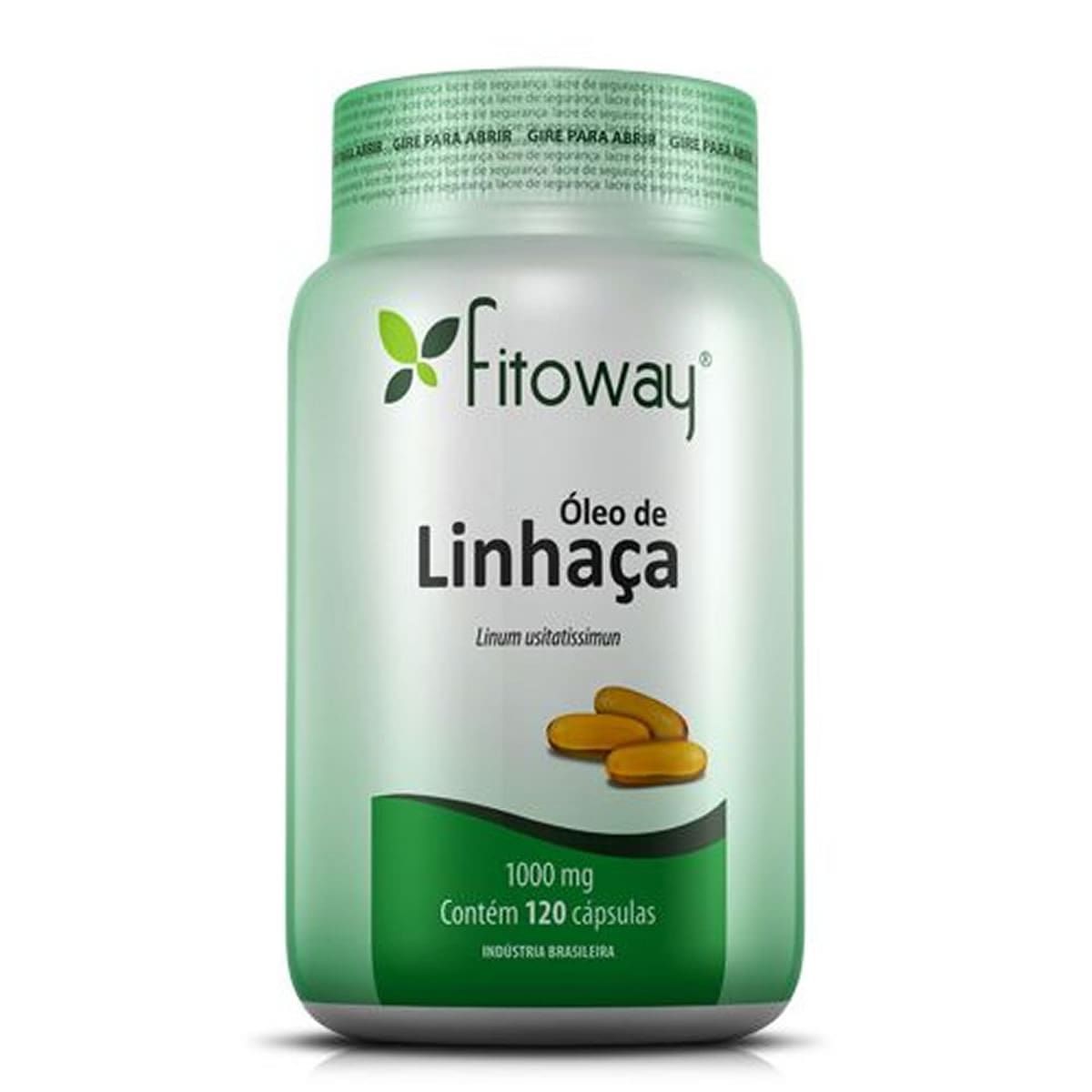 Oleo de Linha�a - 120 C�psulas - Fitoway