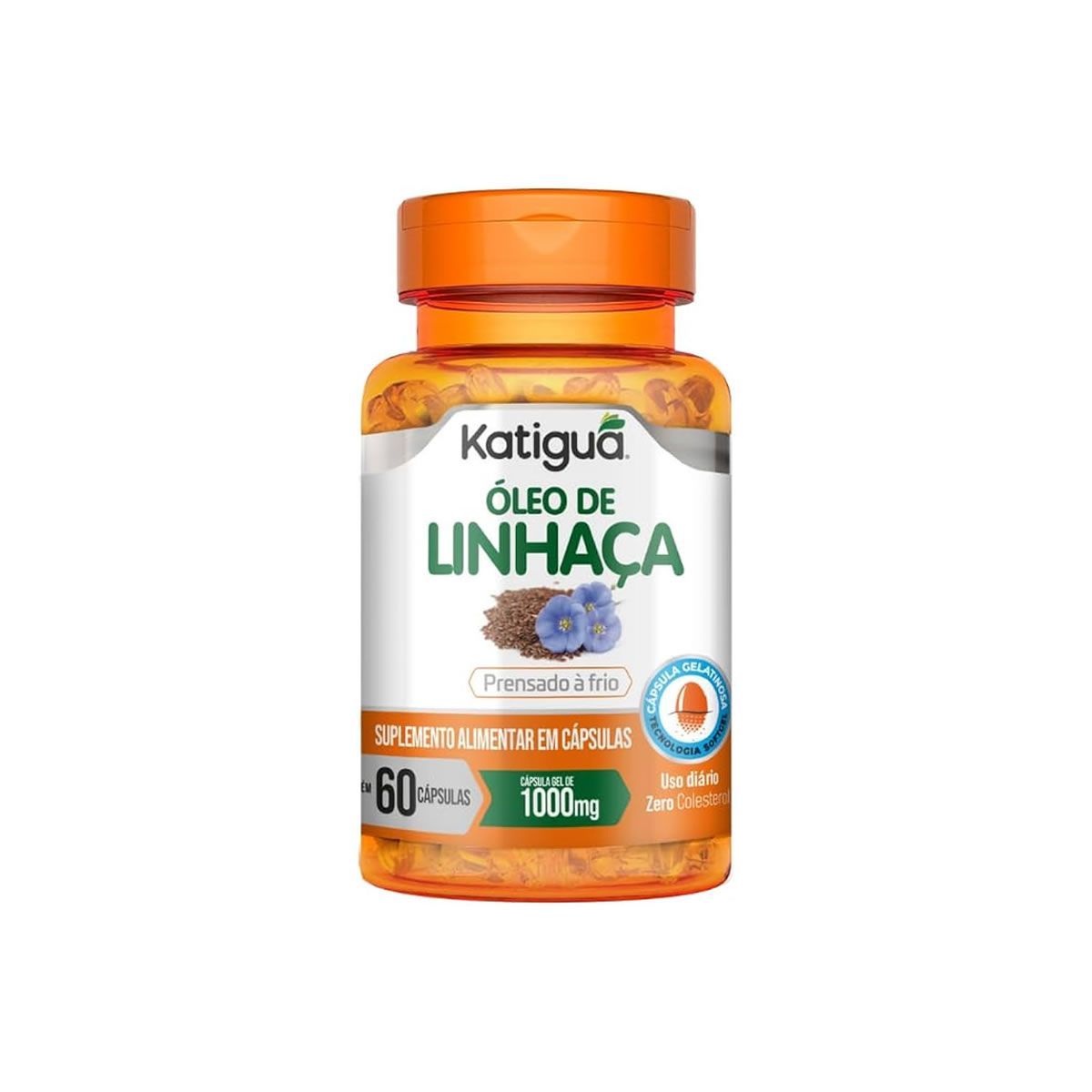 �leo de linha�a Dourada - 60 C�psulas - Katigu�