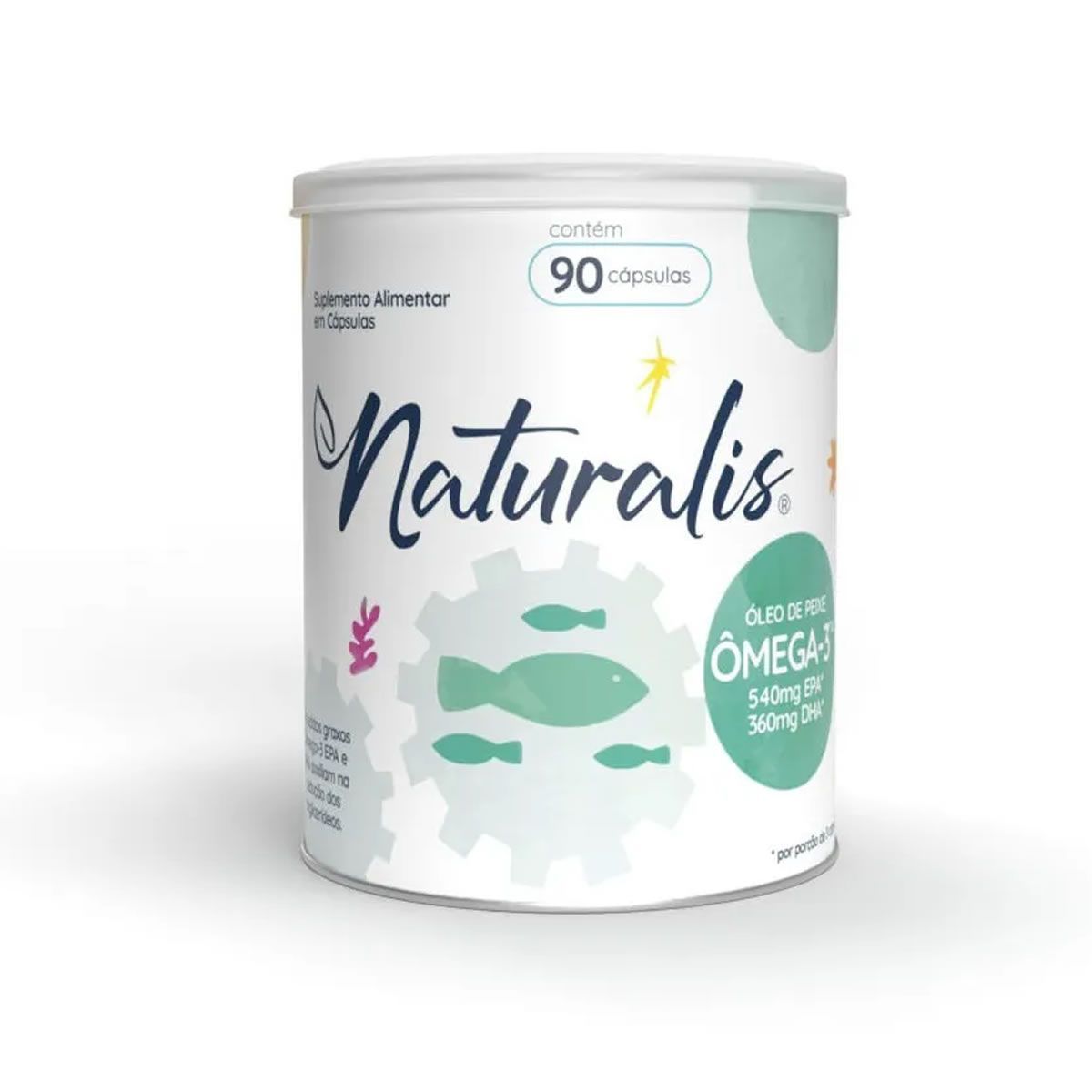 �leo de Peixe �mega 3 - 90 C�psulas - Naturalis