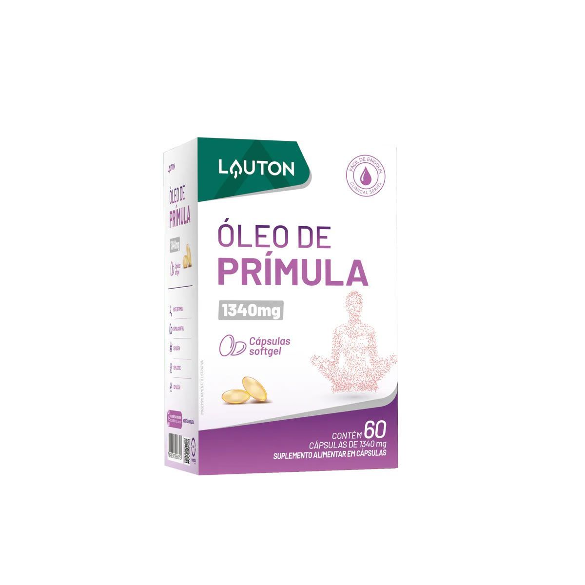 �leo de Pr�mula 500mg - 60 C�psulas - Lauton Nutrition