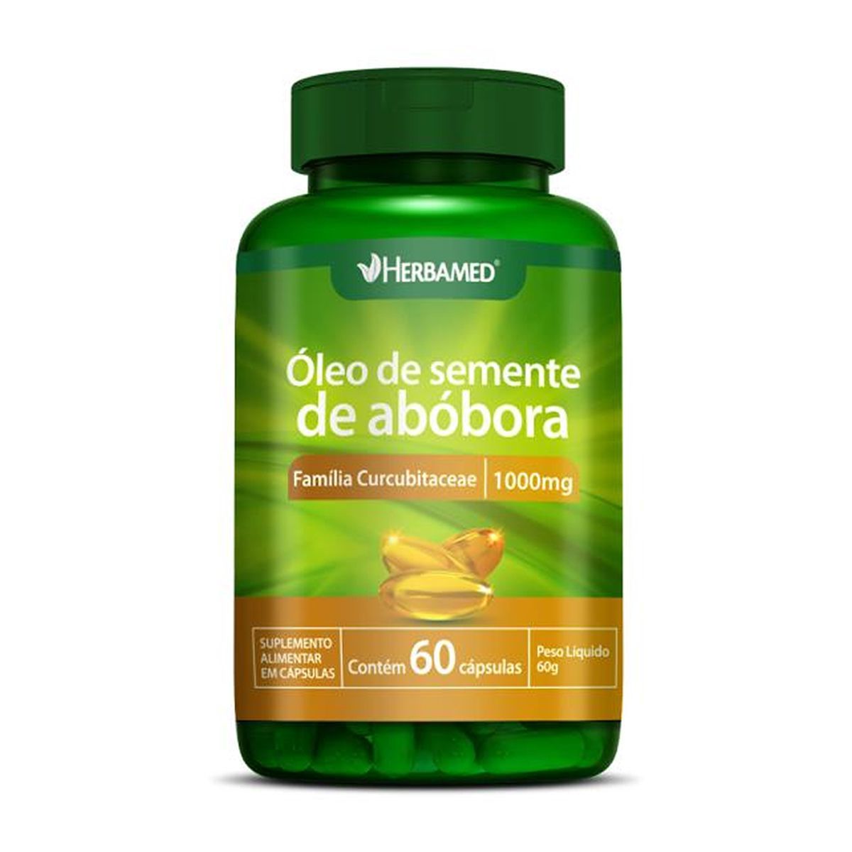 �leo de Semente de Ab�bora - 60 C�psulas - Herbamed