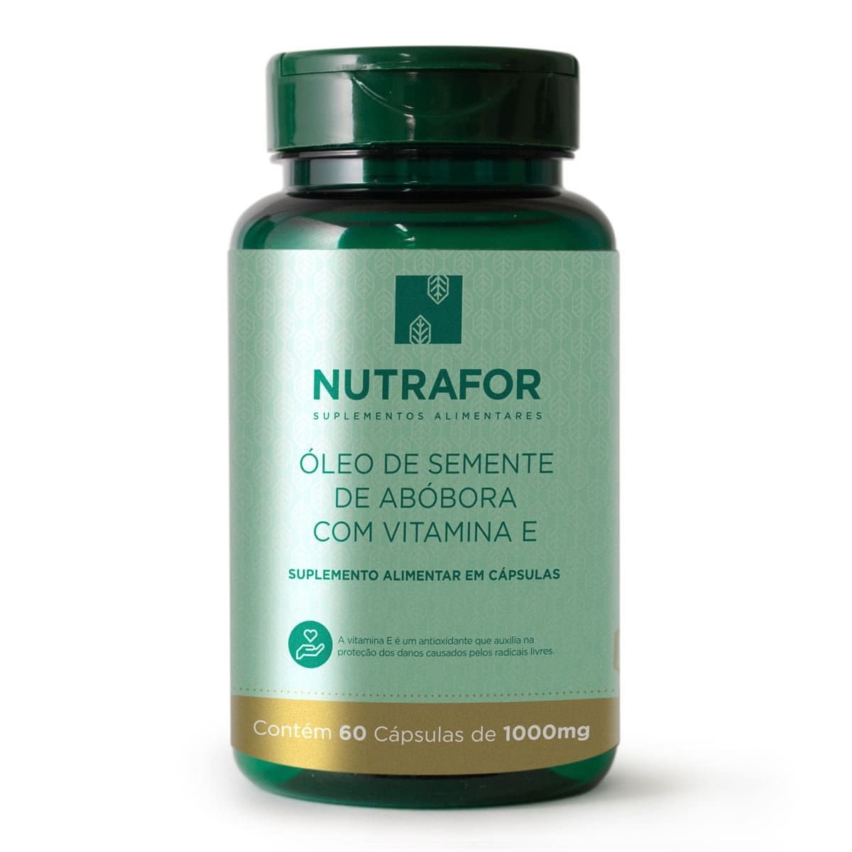�leo de Semente de Ab�bora Com Vit E - 60 C�psulas - Nutrafor
