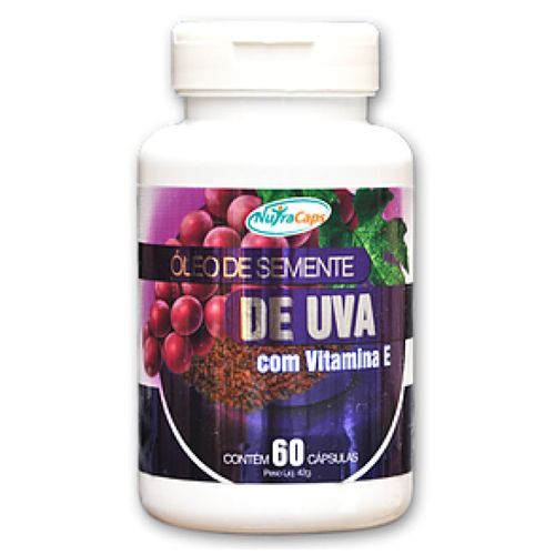 �leo de Semente de Uva - 60 C�psulas - NutraCaps