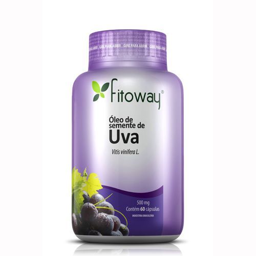 Oleo de Semente de Uva 500mg - 60 C�psulas - Fitoway