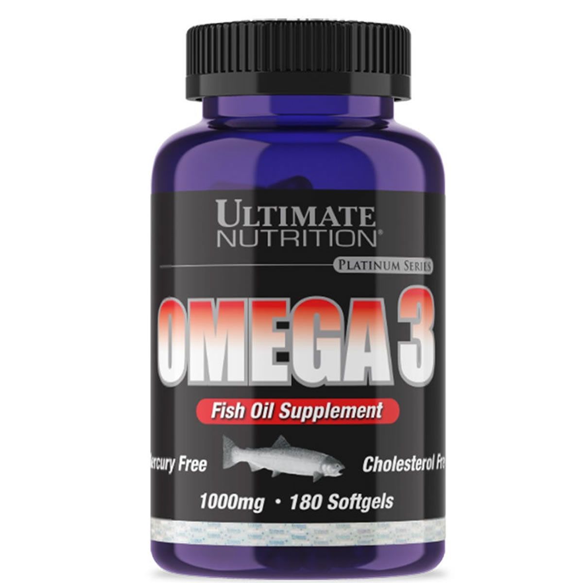 �mega 3 1000mg - 180 Softgels Ultimate Nutrition