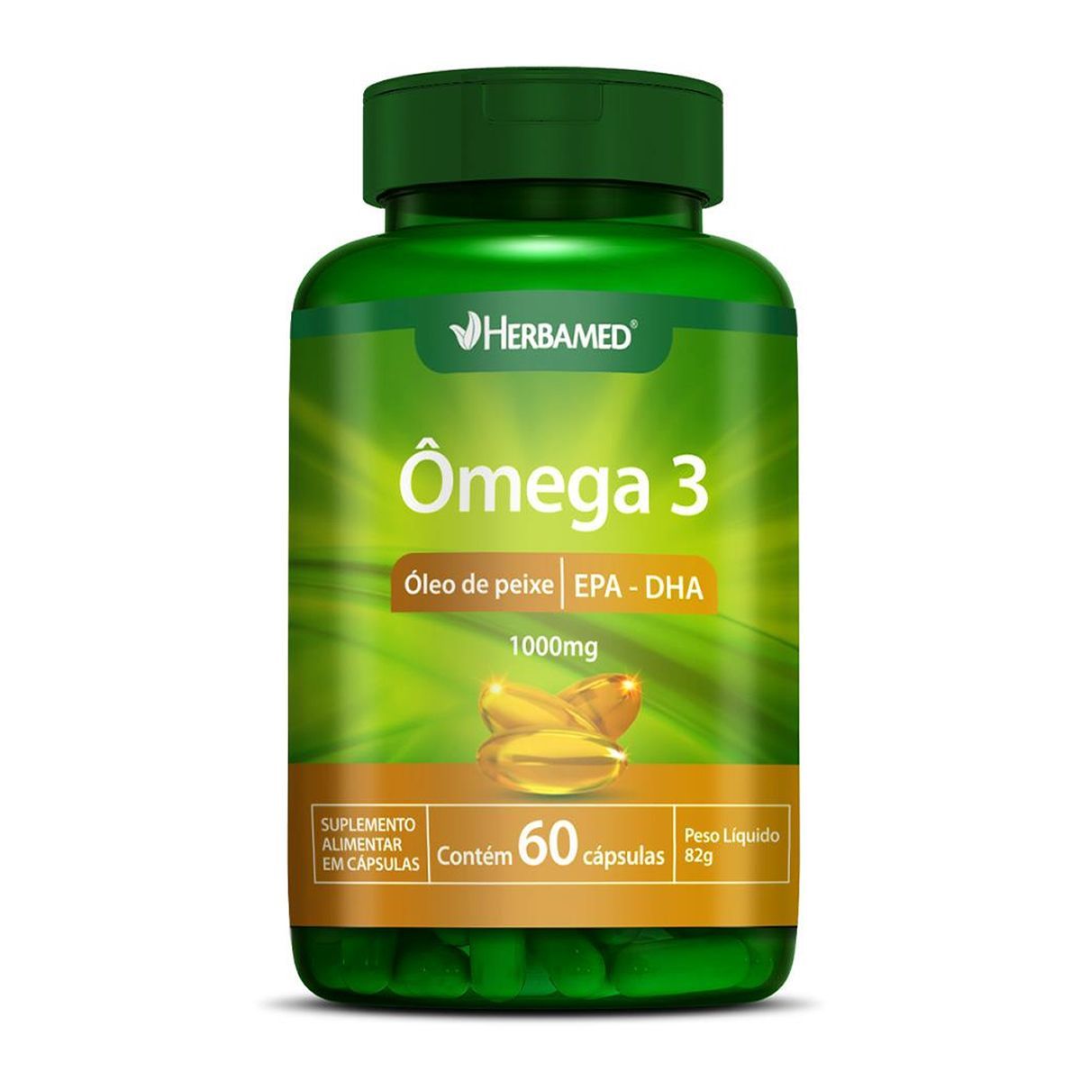 �mega 3 1000mg - 60 C�psulas - Herbamed*** Data Venc. 30/06/2026