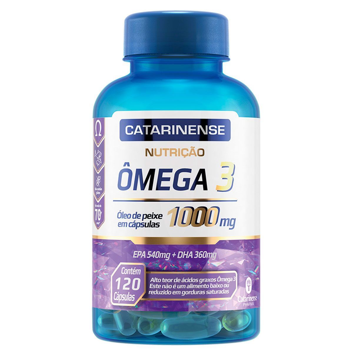 �mega 3 - 120 C�psulas - Catarinense Nutri��o