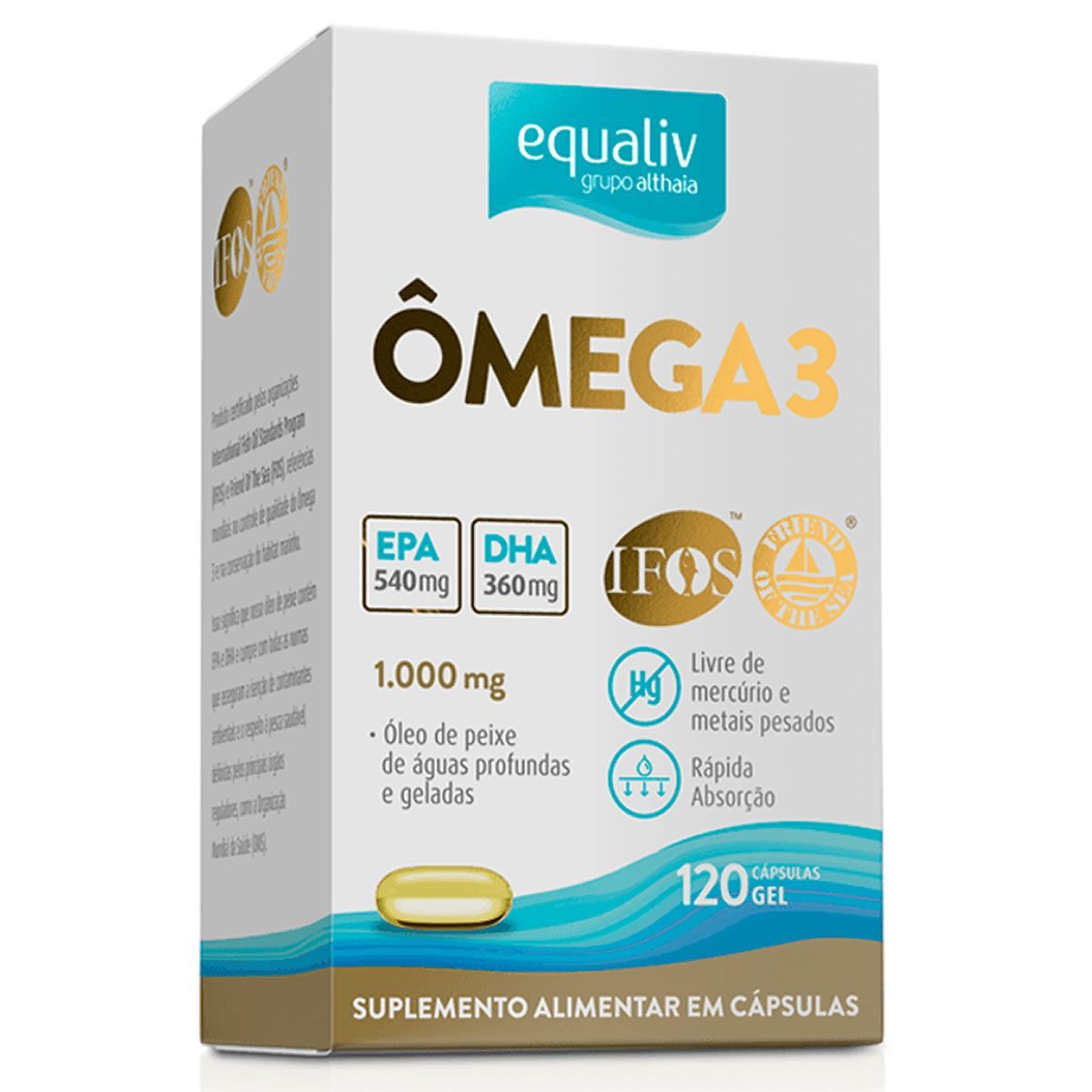 �mega 3 - 120 C�psulas - Equaliv