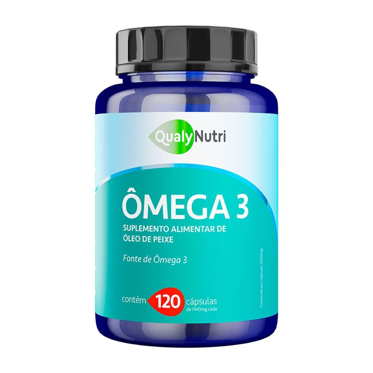 �mega 3 - 120 C�psulas - QualyNutri