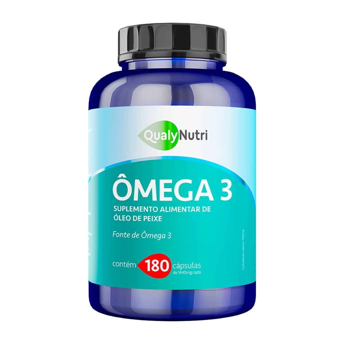 �mega 3 - 180 C�psulas - QualyNutri*** Data Venc. 14/12/2023