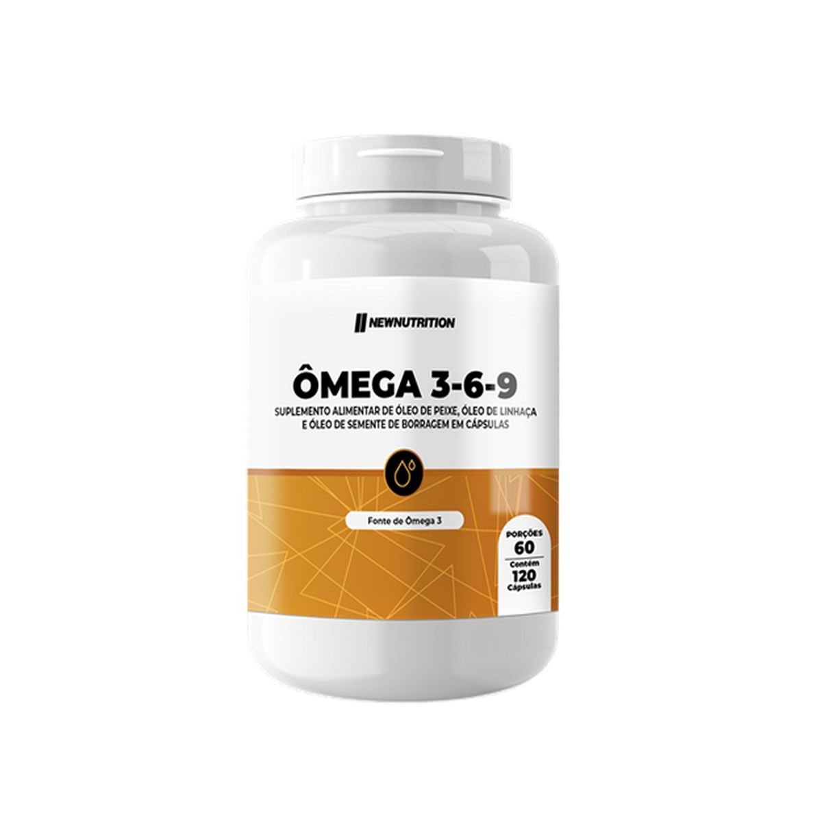 �mega 3 6 9 - 120 C�psulas - NewNutrition