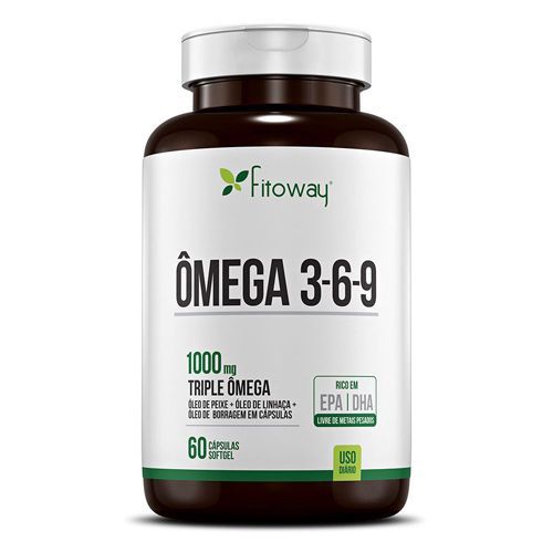 �mega 3-6-9 - 60 C�psulas - Linha Farma -  Fitoway