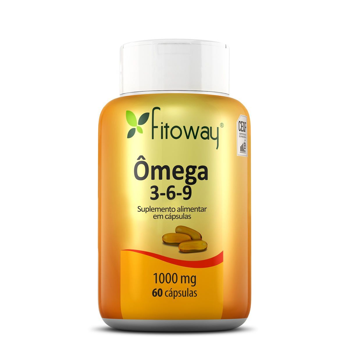 Omega 3-6-9 - 60 C�psulas - Fitoway
