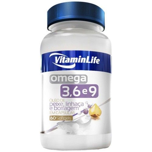 Omega 3 6 9 em c�psulas Farma - 60 c�psulas - VitaminLife